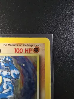 Pokemon TCG Machamp Holo Card Base Set 1st Edition 8/102 - Image 4