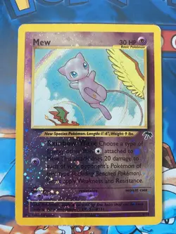 Pokemon Mew TCG 1/18 Southern Islands Reverse Holo With 1 Swirl - Image 2