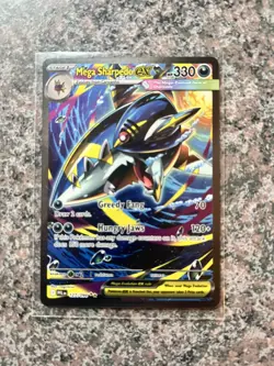Pokemon Mega Sharpedo EX 127/094 Phantasmal Flames Special Illustration Rare - Image 1