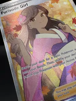 Pokemon TCG Furisode Girl (Full Art) Silver Tempest 190/195 Holo Ultra Rare NM - Image 4