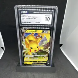 Pokemon Pikachu V CGC 10 045/184 S8b VMAX Climax 2021 Japanese Holo - Image 1