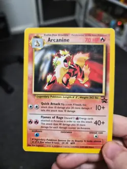 Arcanine Black Star Promo #6 Pokemon TCG WOTC Nintendo - Image 1