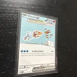 Pokemon Eiscue EX 222/197 En SV Obsidian Flames Pack Fresh MINT - Image 2