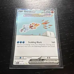 Pokemon Eiscue EX 222/197 En SV Obsidian Flames Pack Fresh MINT - Image 5