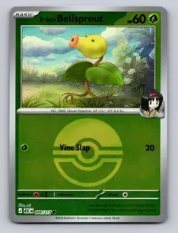 Erika's Bellsprout (Poke Ball) 004/217 Ascended Heroes Pokemon Reverse Holo NM - Image 1