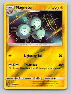 Magneton 59/236 Uncommon Unified Minds Pokemon Reverse Holo NM - Image 1