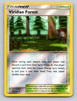 Viridian Forest 156/181 Uncommon Team Up Pokemon Reverse Holo NM - Image 1
