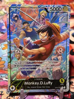 MONKEY D LUFFY - One Piece OP15-098 - AAL Alt Art Leader - Adventure on Kami's - Image 1