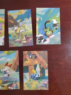 2020 Pokemon Tin Art Card Lot Of (5) Unique Pokemon Tin Art Exclusives. - Image 3
