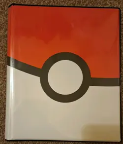 Pokemon Ultra PRO 4 Pocket Portfolio Binder – Poke Ball Design – Holds 80 Cards - Image 1
