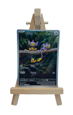 AIPOM ILLUSTRATION RARE 211/182 SCARLET & VIOLET PARADOX RIFT POKEMON CARD - Image 1