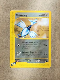 Skarmory 97/144 NM Skyridge e-series 2003 vintage Near Mint Pokemon Card ereader - Image 1