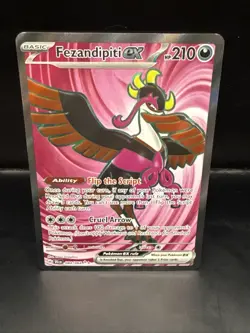 Pokemon TCG Fezandipiti EX Ultra Rare Shrouded Fable Card 084/064 NM/M Condition - Image 1