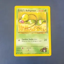 Pokemon Card - Erika's Bellsprout - Gym Heroes set - Image 1