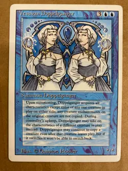 MTG 1x Vesuvan Doppelganger Revised OLD SCHOOL Magic the Gathering Card x1 HP - Image 1