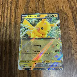 Pikachu EX Prismatic Evolutions Double Rare Card 28/131 - Image 1