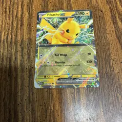 Pikachu EX Prismatic Evolutions Double Rare Card 28/131 - Image 2
