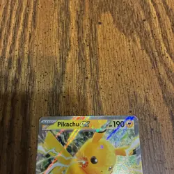 Pikachu EX Prismatic Evolutions Double Rare Card 28/131 - Image 3