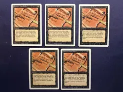 Contract from Below 1994 Magic the Gathering MTG Revised LOT of 5 Free Shipping! - Image 1
