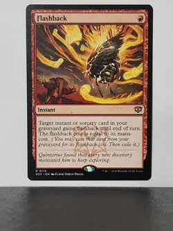Flashback #115 | rare Non-Foil | Secrets of Strixhaven SOS | Near Mint | MTG - Image 1