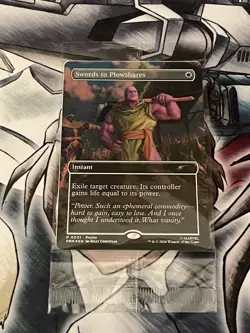 Magic The Gathering Swords To Plowshares Foil PSA Promo Sealed - Image 1