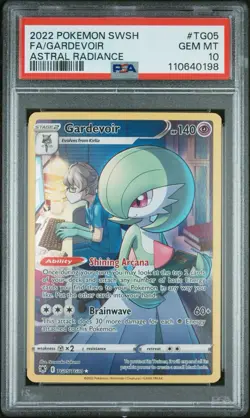 2022 POKEMON SWORD & SHIELD ASTRAL RADIANCE #TG05 FA/GARDEVOIR PSA 10 - Image 1