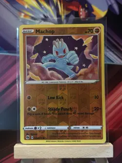 Pokemon TCG - Machop 024/073 - Champion's Path Reverse Holo - LP - Image 1