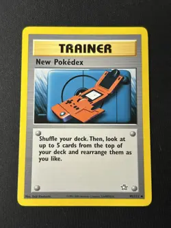 New Pokedex 95/111 Pokemon Neo Genesis Unlimited Non Holo 2000 box-S4 - Image 1