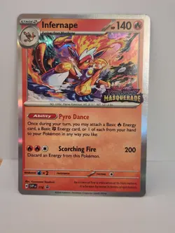 Infernape #116 Prerelease Promo from Twilight Masquerade (NM) Pokemon - Image 1
