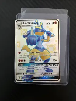 Lucario GX SV64/SV94 Shiny GX Rare Hidden Fates Shiny Vault Pokemon Near Mint - Image 3