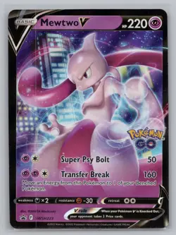 Mewtwo V SWSH223 Holo Promo Sword & Shield Promo Pokemon NM/M - Image 1