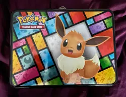 Pokemon TCG Eevee Collector's Treasure Chest Lunchbox Tin, with 4 Sealed Packs - Image 2