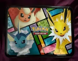 Pokemon TCG Eevee Collector's Treasure Chest Lunchbox Tin, with 4 Sealed Packs - Image 3