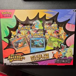 Pokemon Ascended Heroes First Partners Deluxe Pin Box - Image 1