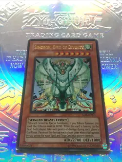 YuGiOh!: Simorgh, Bird of Divinity (SD8-EN001) Ultra Rare -MP- Unlimited Edition - Image 1