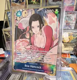 One Piece CCG Boa Hancock ST17-004 Promo Foil Super Rare 6000 Power Eng sealed! - Image 1