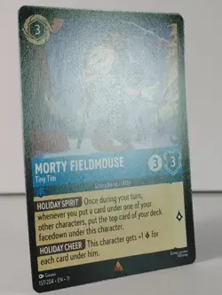 Morty Fieldmouse - Tiny Tim - Rare - Winterspell #157 - LORCANA -B - Image 2