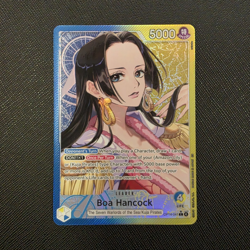 Bandai One Piece Card Game Boa Hancock OP14-041 Leader Special Alt Art Holo - Image 1