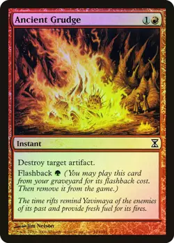 x3 NM+ FOIL MTG Ancient Grudge 2006 Time Spiral Magic Card - Image 1