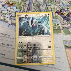 Pokemon Card - S&S: Vivid Voltage 132/185 - LUGIA (reverse holo) - NM/M - Image 1