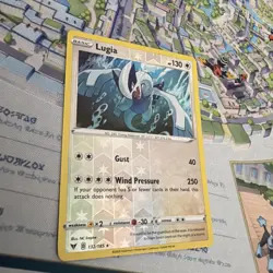 Pokemon Card - S&S: Vivid Voltage 132/185 - LUGIA (reverse holo) - NM/M - Image 2