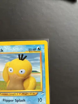 Pokemon TCG Psyduck Neo Destiny Card 79/105 Yuka Morii LP - Image 5
