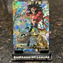 Long Odds SS4 Son Goku Leader SD5-01 Leader Foil Dragon Ball Super Card Game LP - Image 1