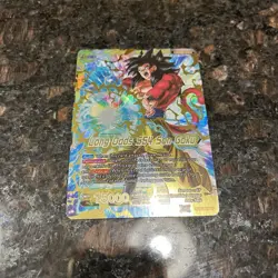 Long Odds SS4 Son Goku Leader SD5-01 Leader Foil Dragon Ball Super Card Game LP - Image 4