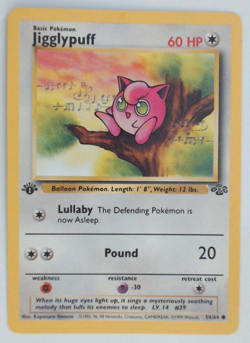 Pokemon TCG - Jigglypuff - Jungle 1st Edition -Q799 - Image 1