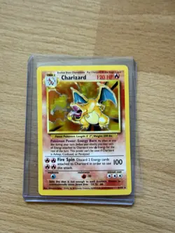 Pokemon TCG Charizard Base Set 4/102 Holo Rare Vintage 1999 Unlimited WOTC LP/MP - Image 1