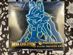 Pokemon Mega Evolution Pokemon Center ETB Mega Lucario Exclusive Sealed - Image 1