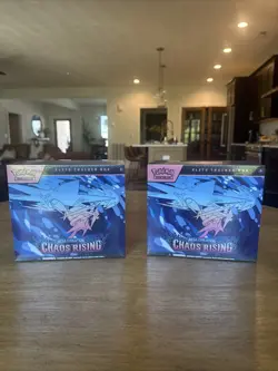 x2 Pokemon Chaos Rising Elite Trainer Box Factory Sealed ETB In-Hand Ships ASAP - Image 1