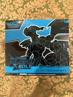 Pokemon Center Black Bolt Elite Trainer Box ETB Set New & Sealed - Image 1