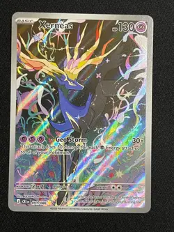 Pokemon Xerneas Illustration Rare ME04: Chaos Rising 091/086 NM - Image 1